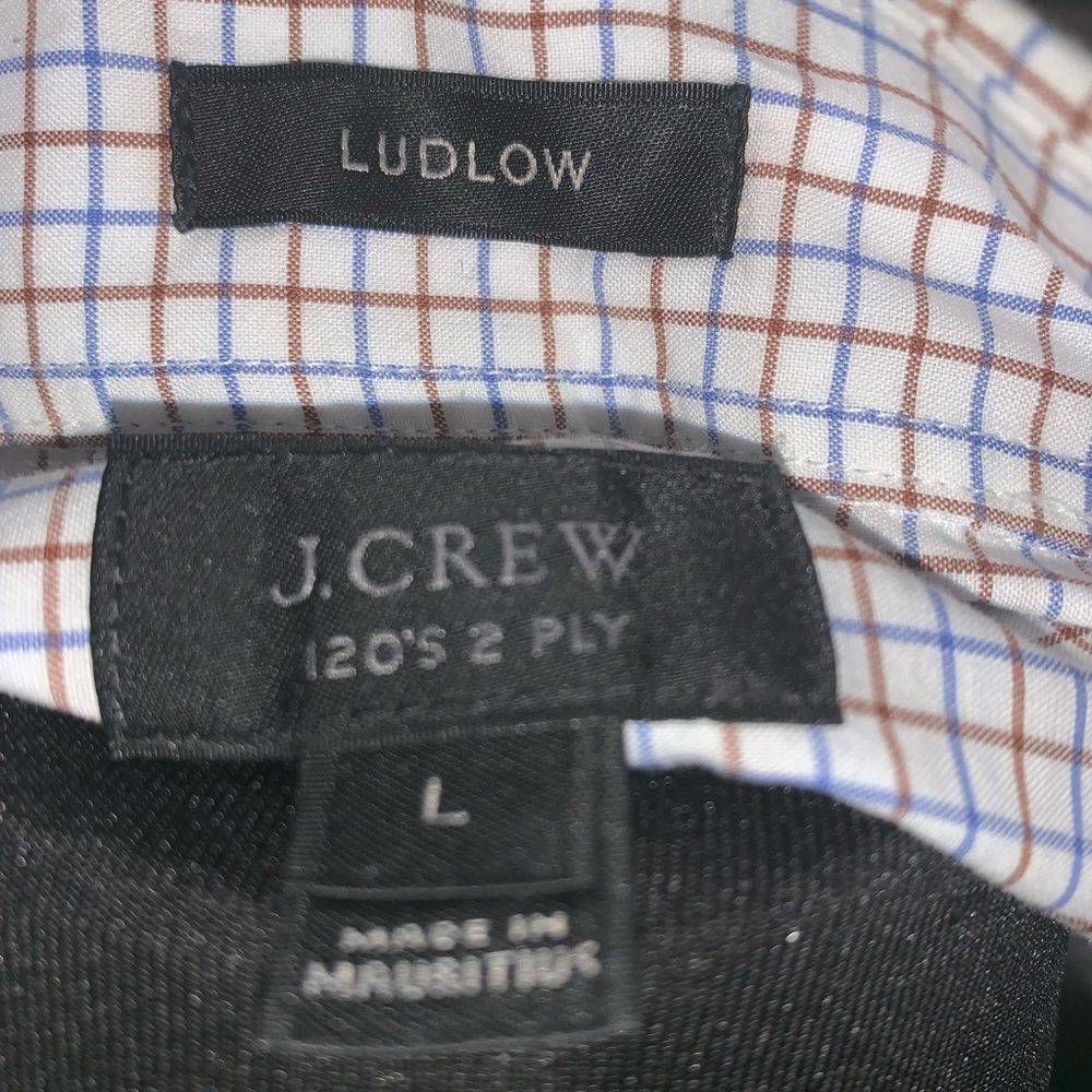 J Crew Gingham Long Sleeve Button Down Shirt - Picture 3 of 4